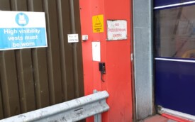 Before repair of Shutter Doors at Encore Washington Before repair of Shutter Doors at Encore Washington