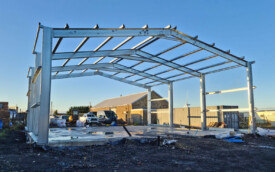 Steel Frame Buildings, Tow Law Steel Frame Buildings, Tow Law